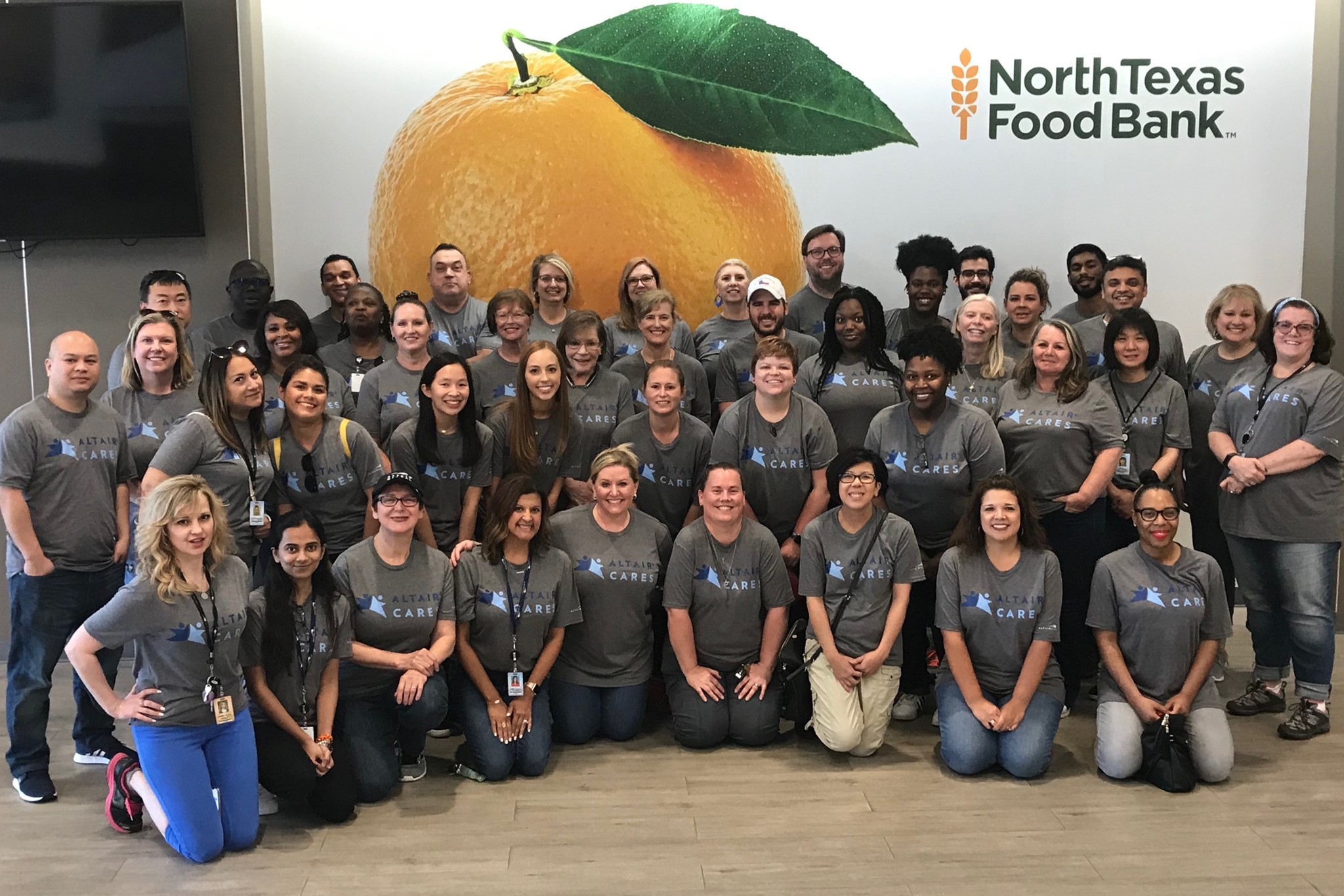 Altair employees gather for a large group photo